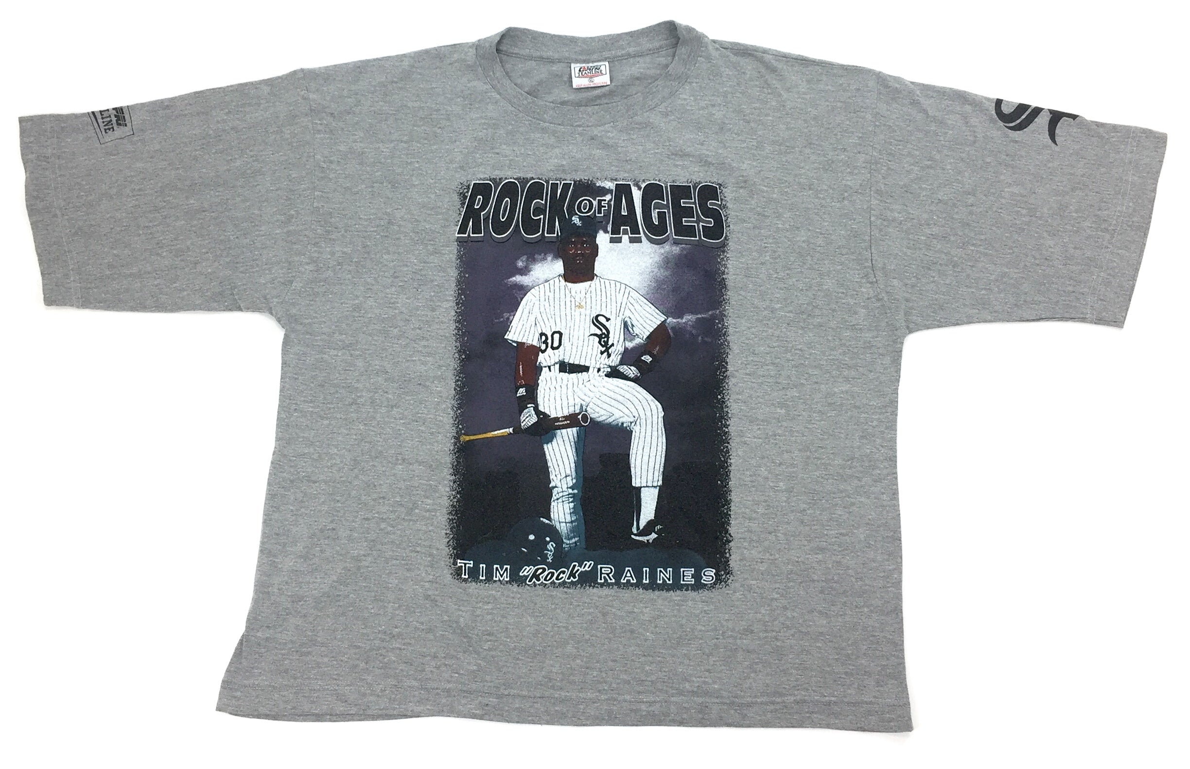 0560 Campri Vintage White Sox Tim „Rock“ Raines Fanshirt T-shirt