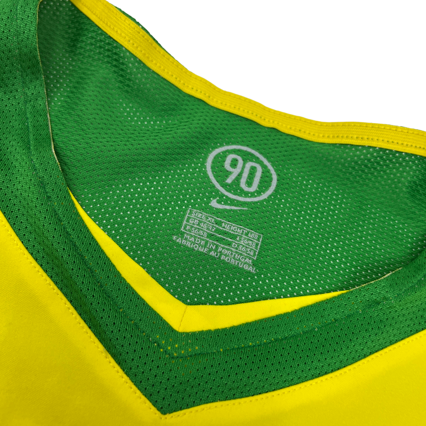 01806 Nike Brazil Copa America 2004-2006 Home Jersey