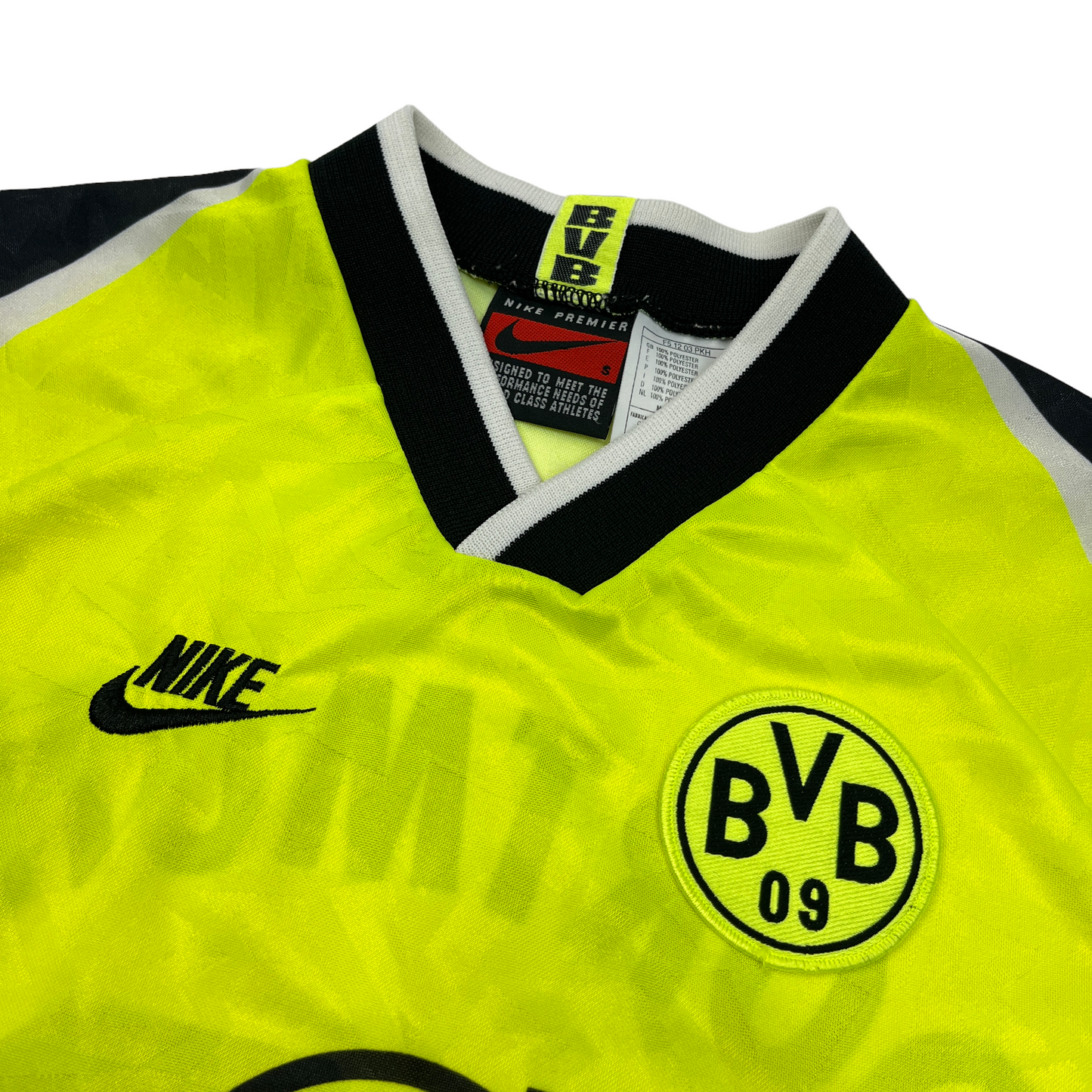 01840 Nike Borussia Dortmund 1995-96 Andreas Möller Home Jersey