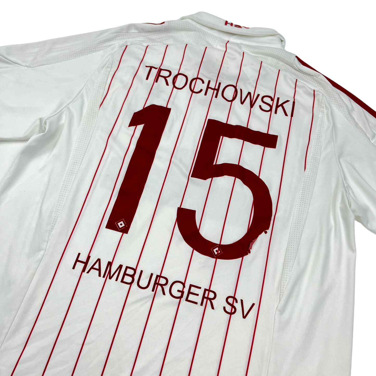 01887 Adidas HSV 2007-2008 Piotre Trochowski Home Jersey