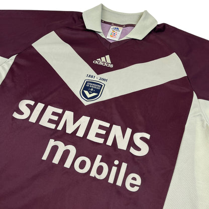 02338 Adidas Girondis Bordeaux 2001/2002 Third Jersey