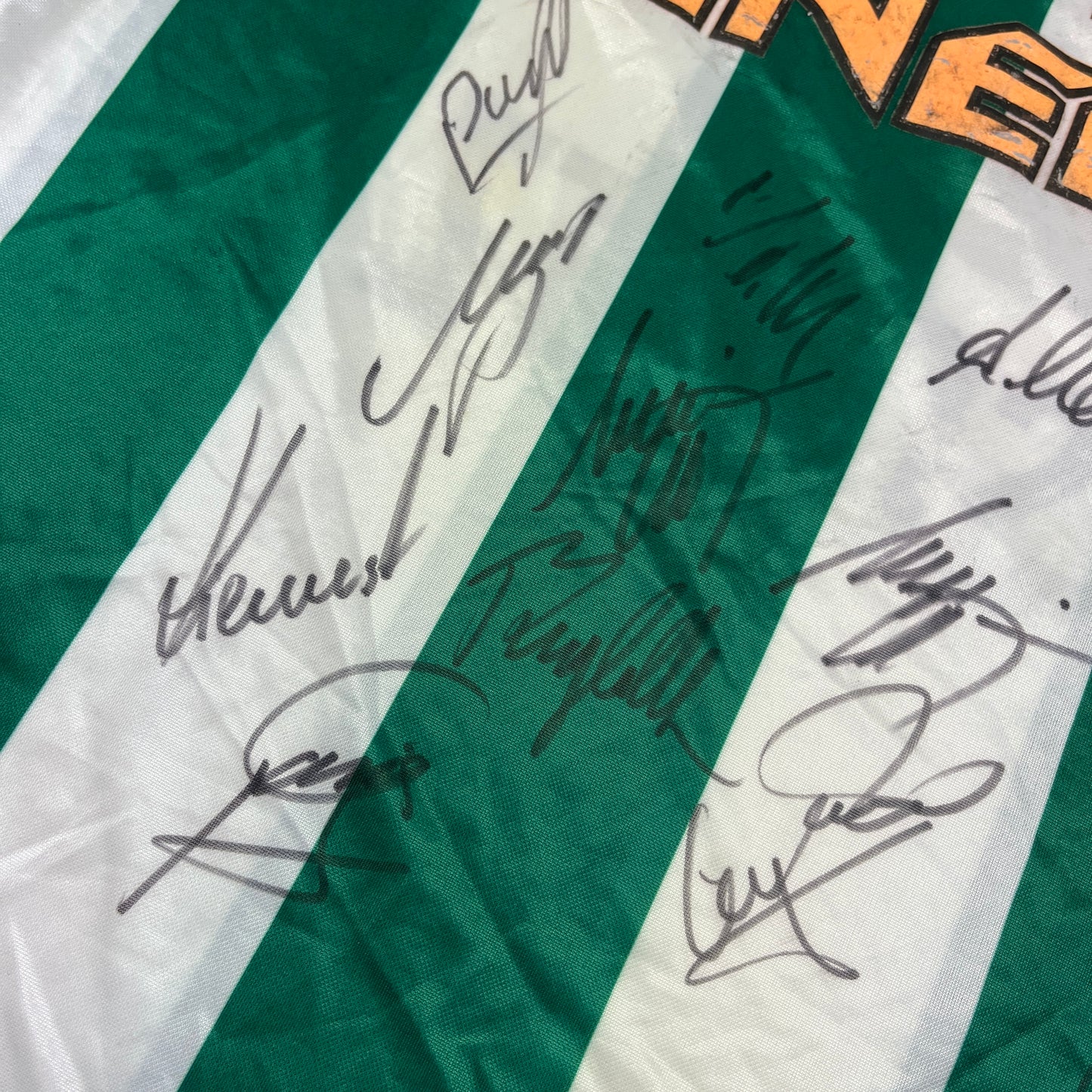 02345 Adidas Rapid Wien “Team signed” 2003-2005 Home Jersey