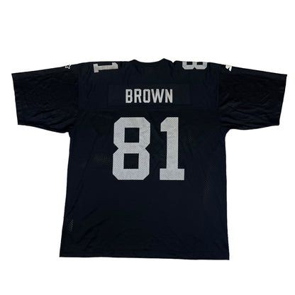 02115 Starter Vintage Oakland Raiders Tim Brown Football Jersey