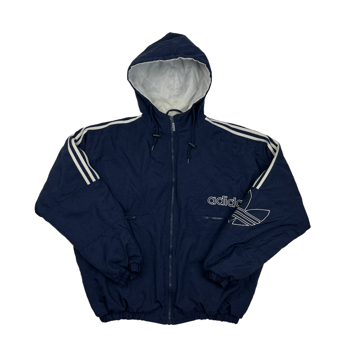 01805 Adidas 90s Hooded Bomber Jacket