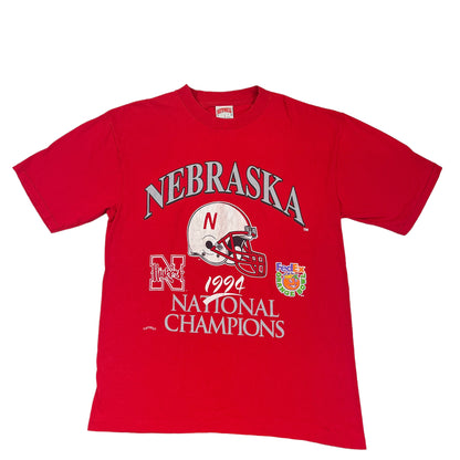 02155 Nutmeg 1994 Nebraska Huskers Football Tshirt