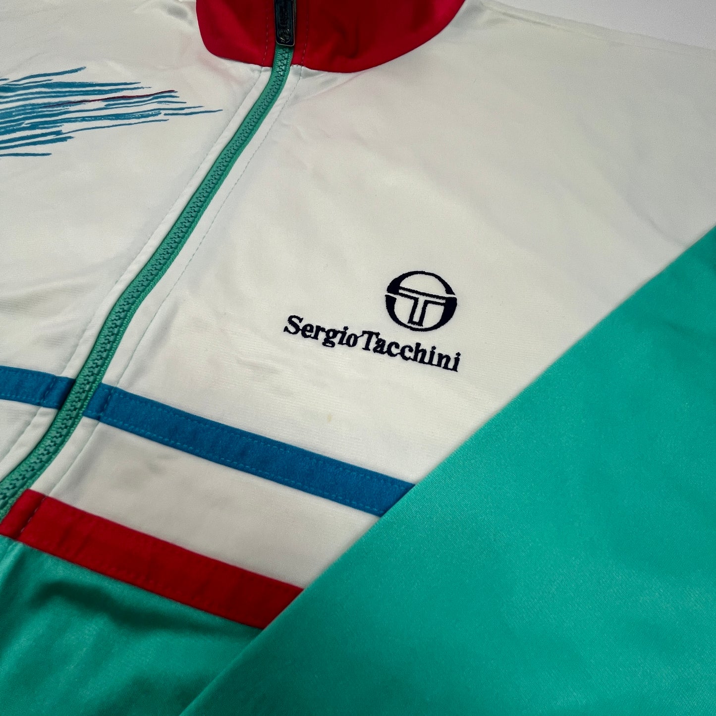 01907 Sergio Tacchini Vintage Tennis Tracktop