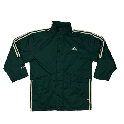 01804 Adidas 90s quilted Coach Jacket