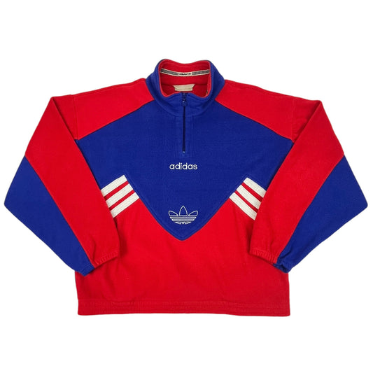 02222 Adidas 90s „FC Bayern“ Fleece 1/4 ZIP Sweater