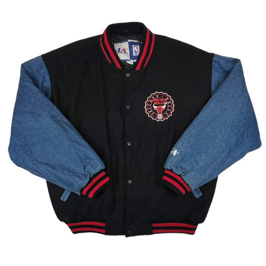 02312 Logo Athletic 90s Chicago Bulls College Jacket