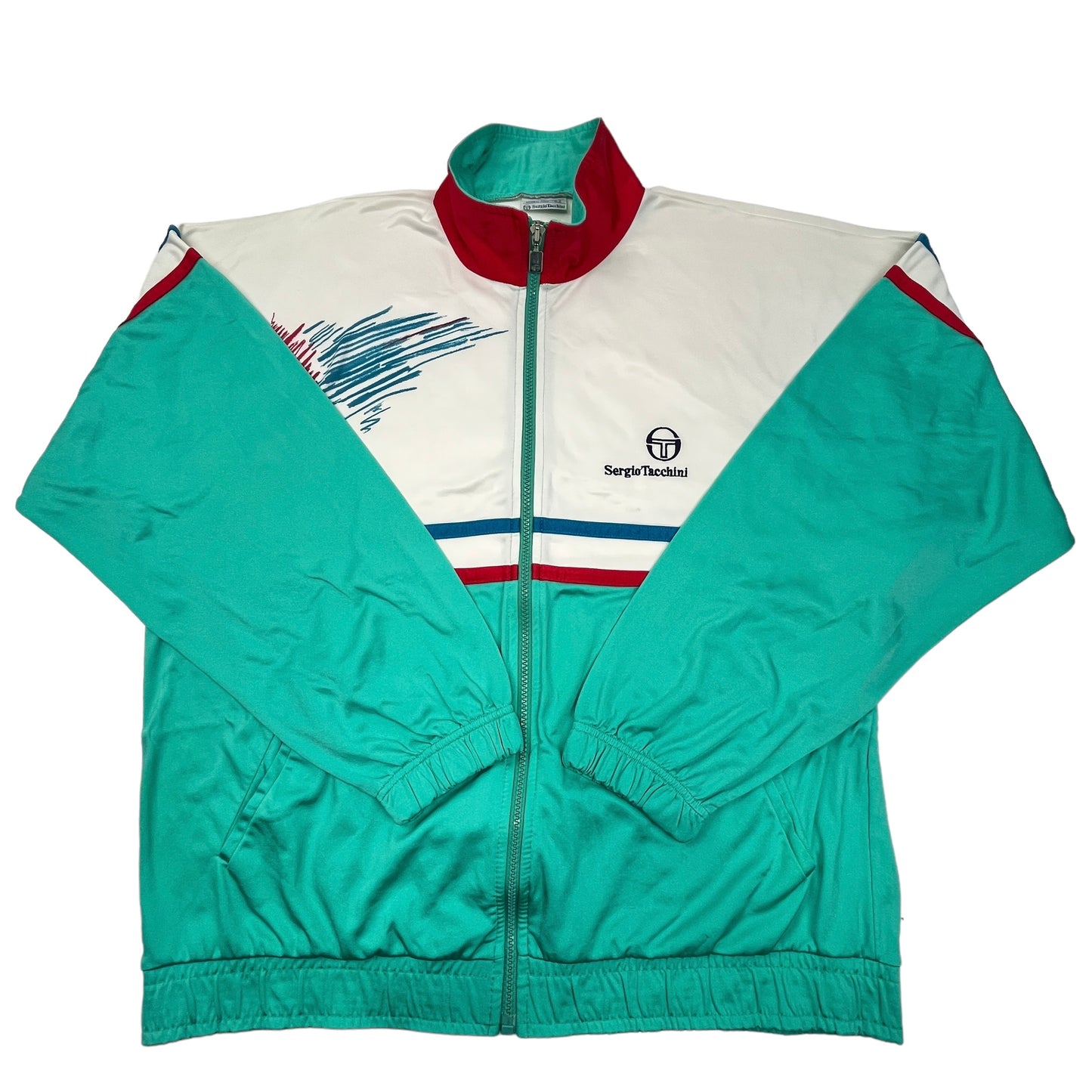 01907 Sergio Tacchini Vintage Tennis Tracktop