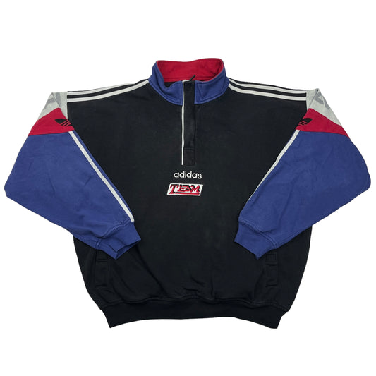 01832 Adidas Team 1/4 Zip Sweater