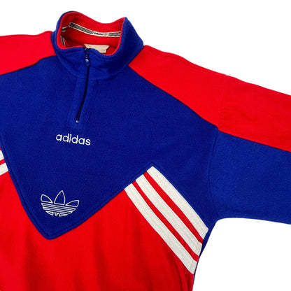 02222 Adidas 90s „FC Bayern“ Fleece 1/4 ZIP Sweater