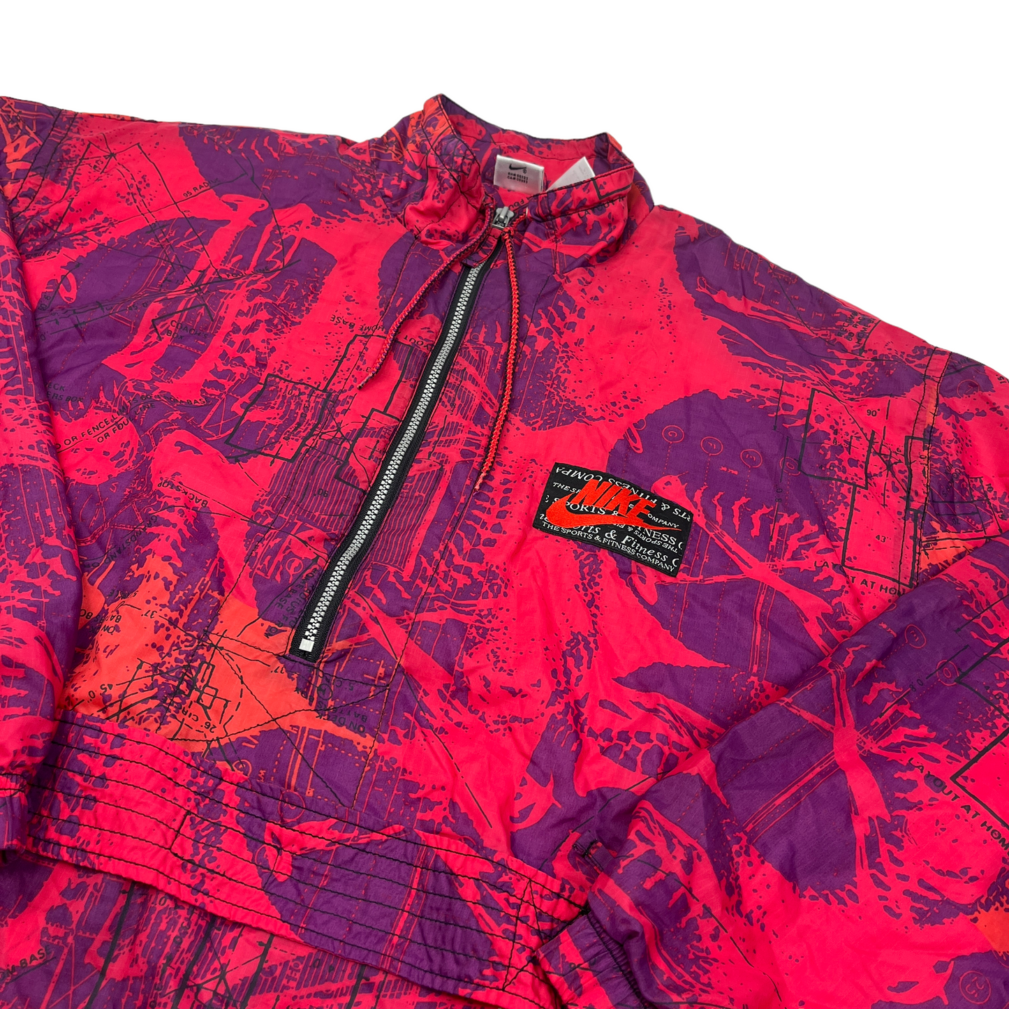 01871 Nike 90s 1/4 zip Windbreaker