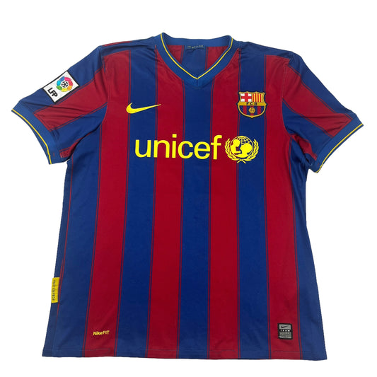 01580 Nike FC Barcelona Xavi Iniesta 2006-2007 Home Jersey