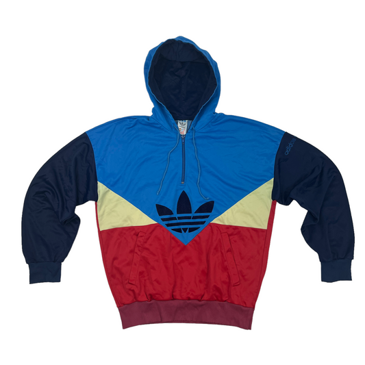 01496 Adidas 80s 1/4 Zip Hoodie