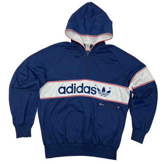 01543 Adidas 80s 1/4 Zip Hoodie