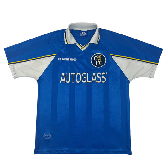 01550 Umbro FC Chelsea „Tore André Flo“ 98/99 Home Jersey