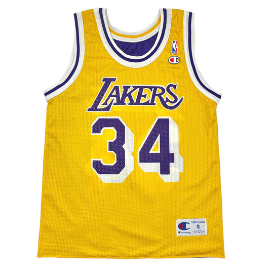 01566 Champion LA Lakers Shaquille O’Neil reversible Jersey