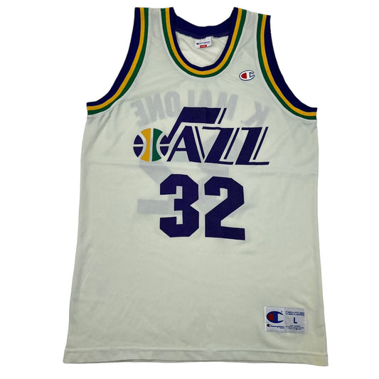 01602 Champion Utah Jazz Karl Malone Jersey