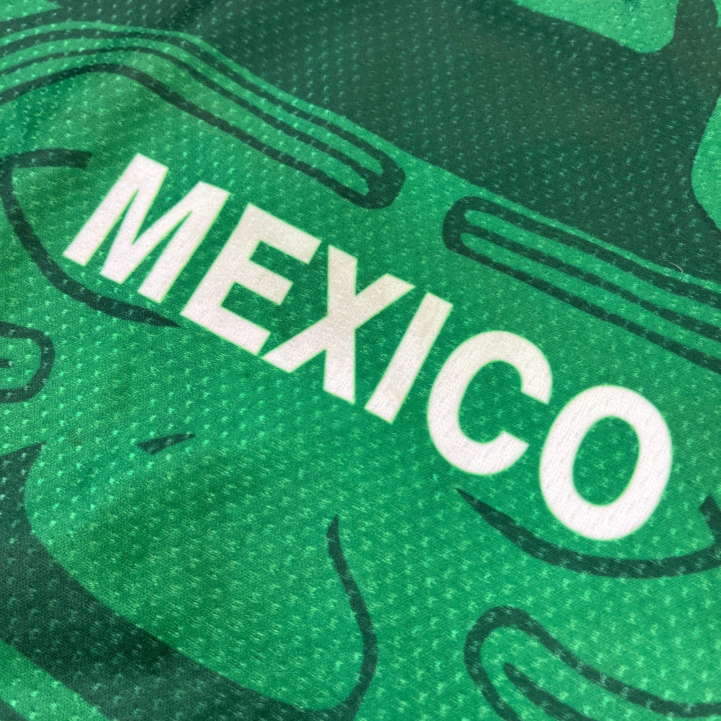 02090 Cruzeiro Mexican National Team 1999 Fan Jersey