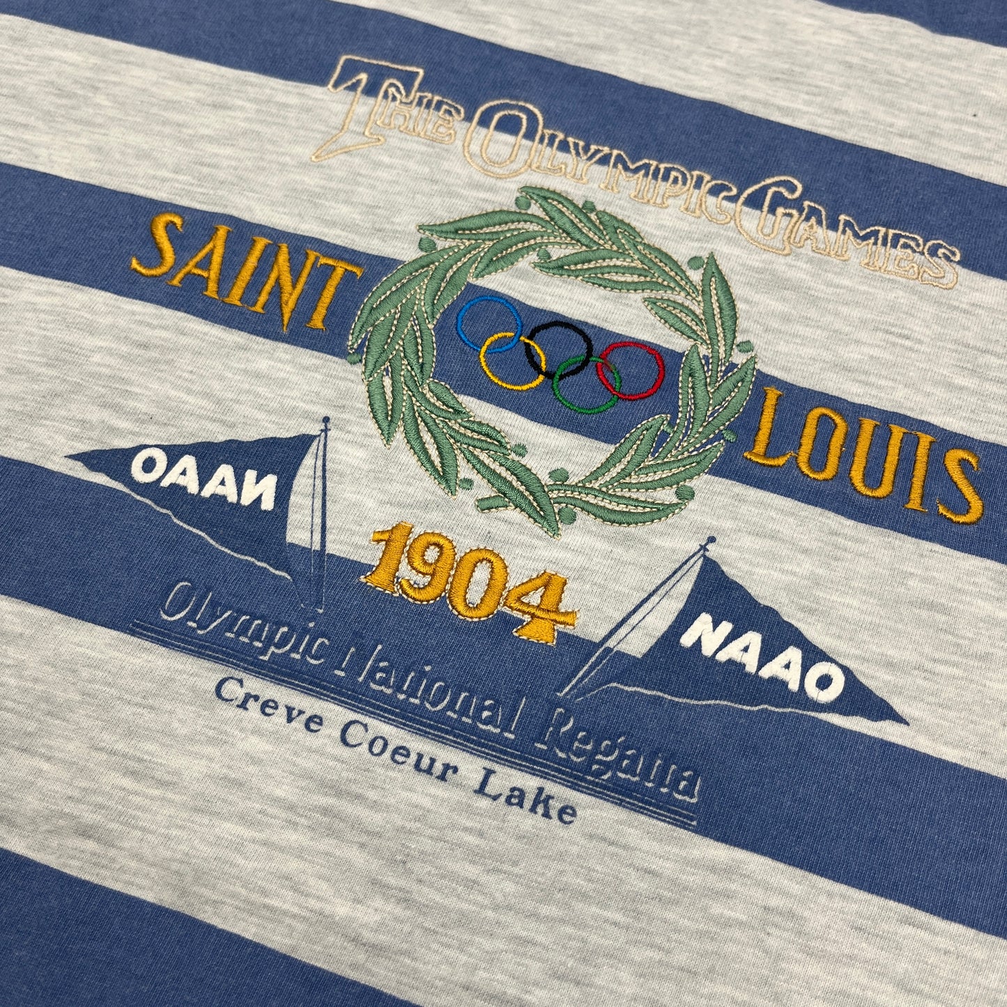 01954 Adidas Vintage Olympia “Saint Louis “ Tshirt