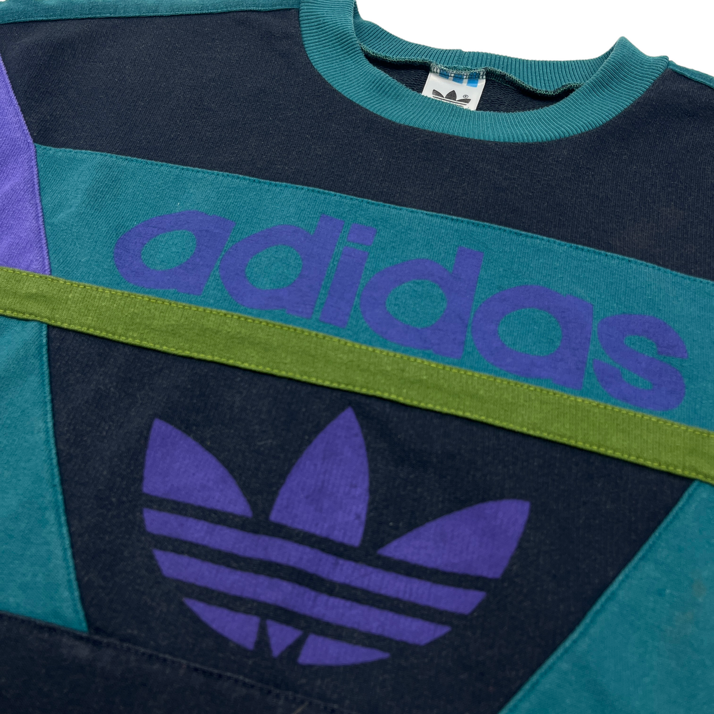 01634 Adidas Vintage Logo Sweater