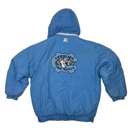 01190 Starter Vintage North Carolina Tar Heels Football Coachjacket