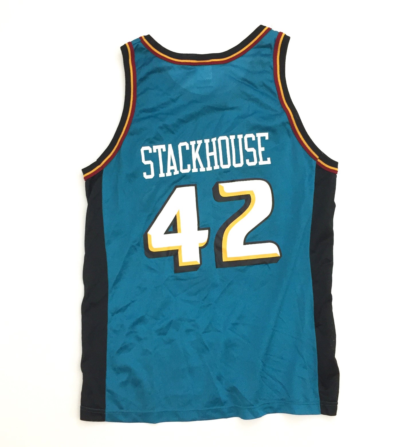 0139 Champion Vintage Pistons Stackhouse Jersey