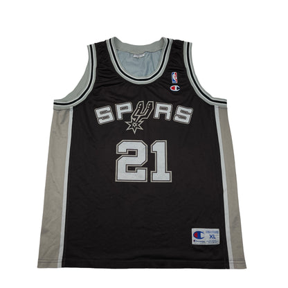 01194 Champion Tim Duncan Basketball Jersey