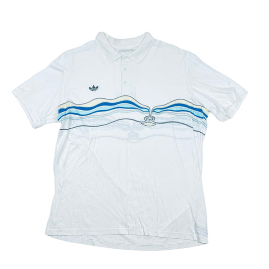 0892 Adidas Vintage 80s Ivan Lendl Tennis Poloshirt