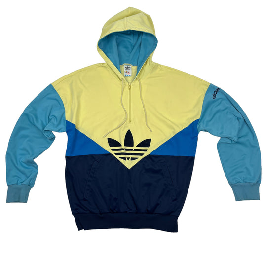 01167 Adidas 80s 1/4 Zip Hoodie