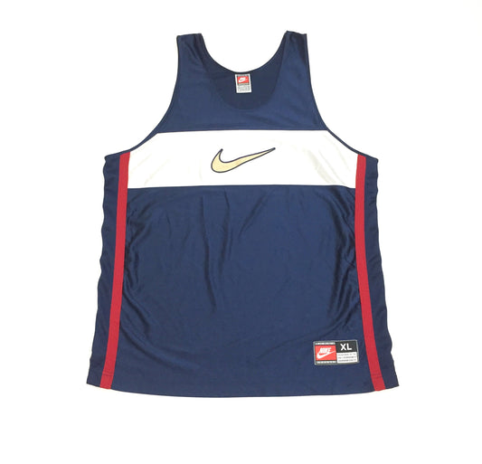 0231 Nike Vintage Big Swoosh Basketball Jersey