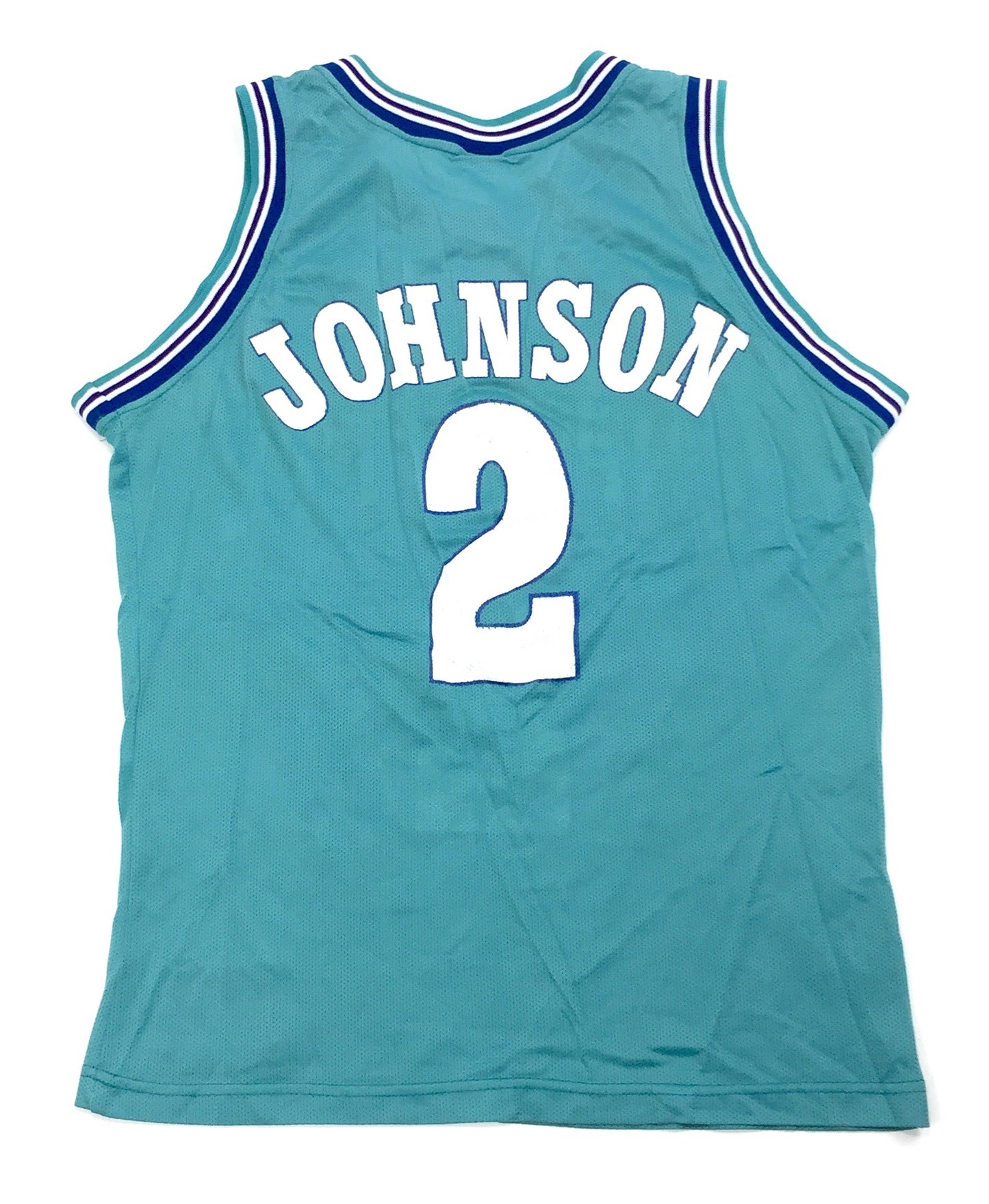 0274 Champion Vintage Charlotte Hornets Johnson Jersey