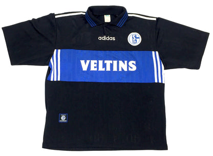 0498 Vintage Adidas FC Schalke 04 Doro Soccer Jersey 97/98