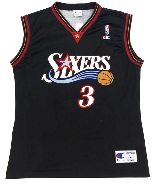 0395 Champion Vintage 76ers Iverson Jersey