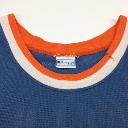 0253 Champion Vintage New York Knicks Ewing Jersey