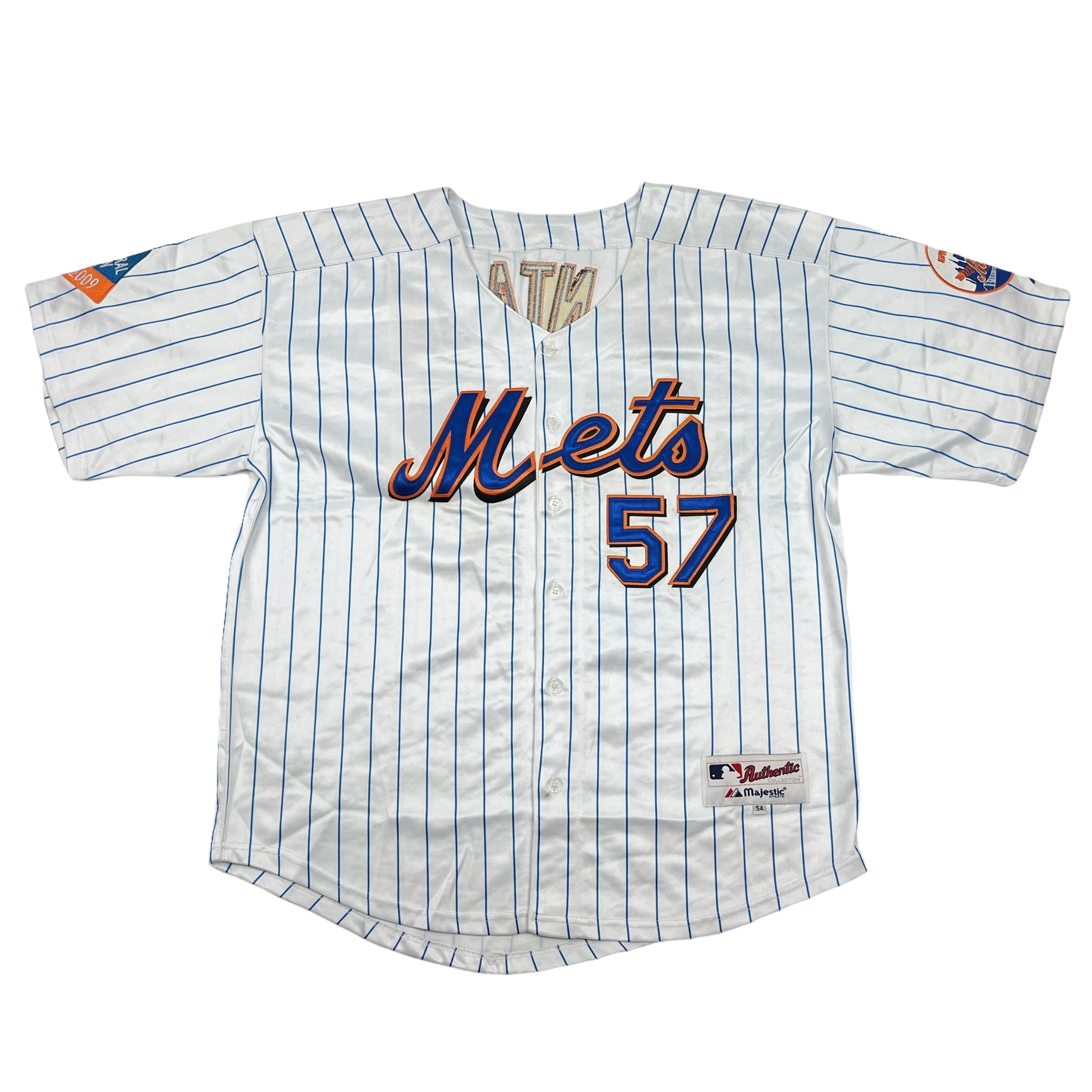 0921 Majestic NY Mets Johan Santana Baseball Jersey PAUL S FANSHOP