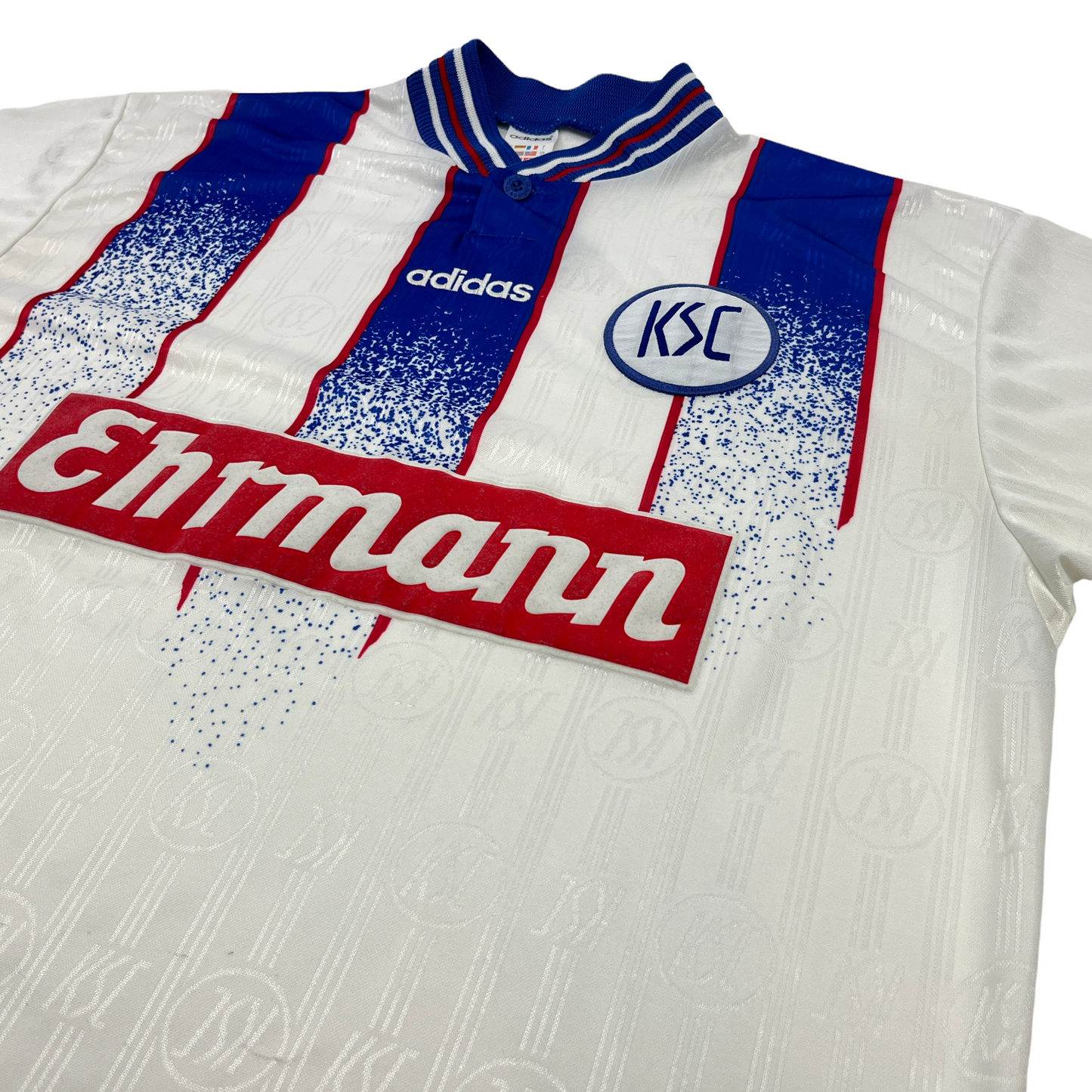 01044 Adidas Vintage KSC Karlsruhe SC 97/98 Home Jersey