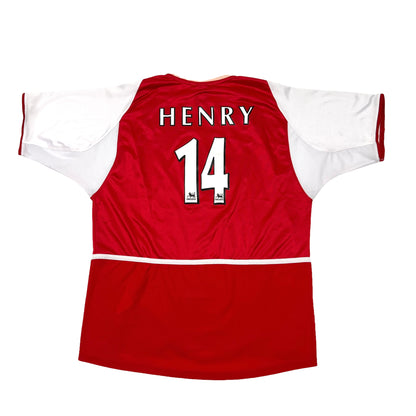 0873 Nike Arsenal London Thierry Henry 2002 Home Jersey