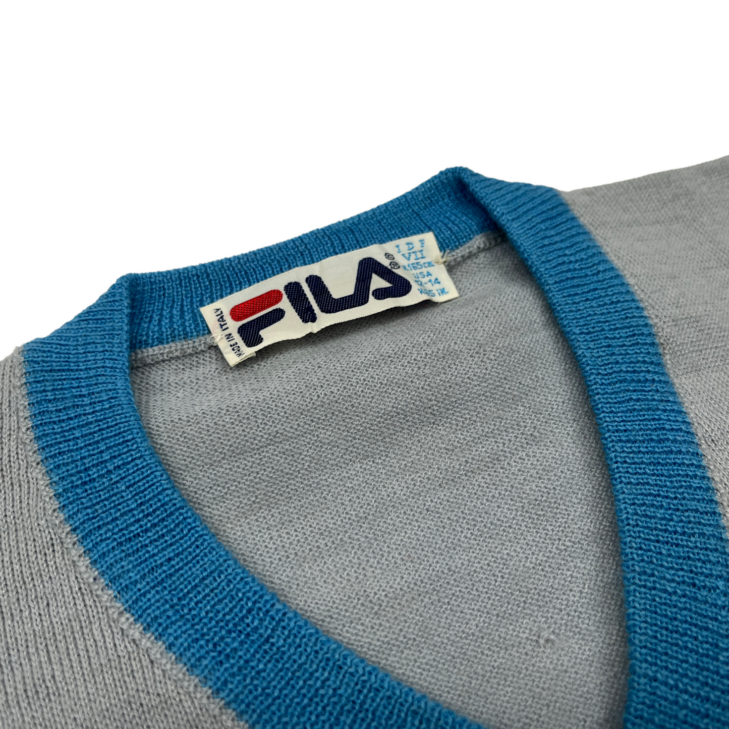 01366 Fila 80s Tennis Knitted Sweater