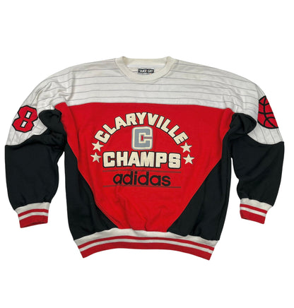 0636 Adidas Vintage Take Off Claryville Champs Basketball Sweater