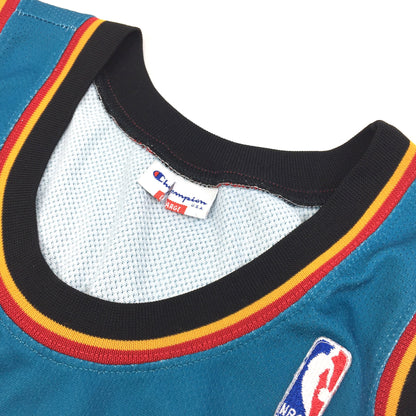 0329 Champion Vintage Detroit Pistons Hill Jersey