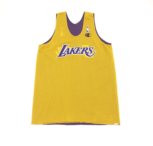 0234 Champion Vintage Los Angeles Lakers Reversibel Basketball Jersey