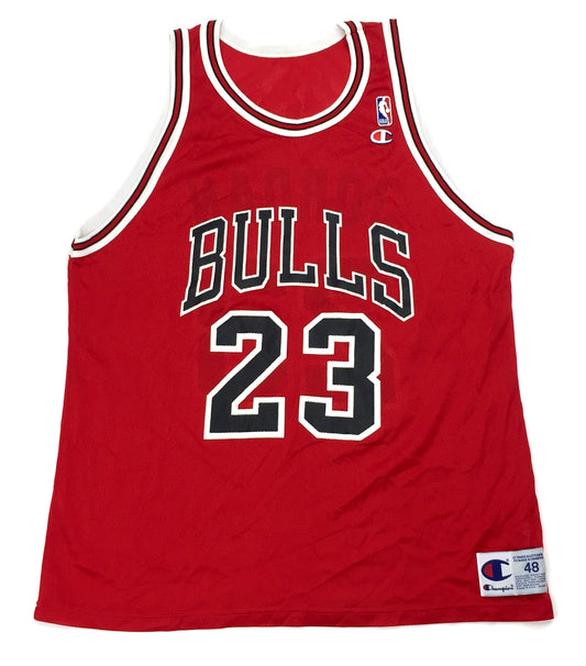 0444 Champion Vintage Chicago Bulls Jordan Jersey