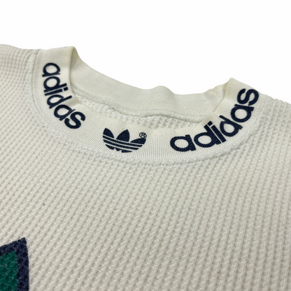 0809 Adidas Vintage Bootleg Logo Tshirt