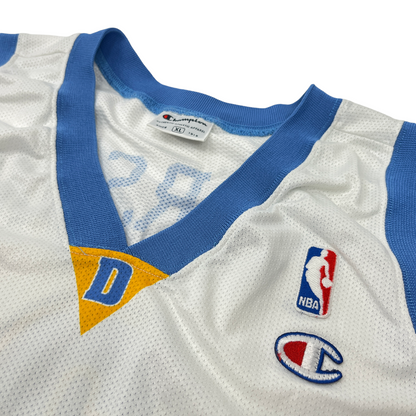 01014 Champion Vintage Allen Iverson Denver Nuggets Jersey