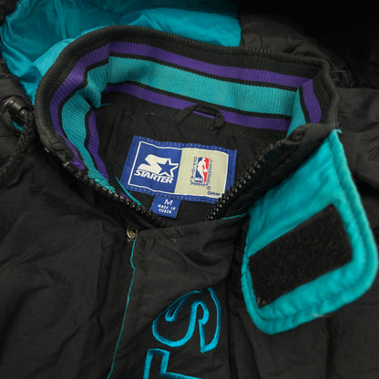 01250 Starter Vintage Charlotte Hornets Basketball Jacket