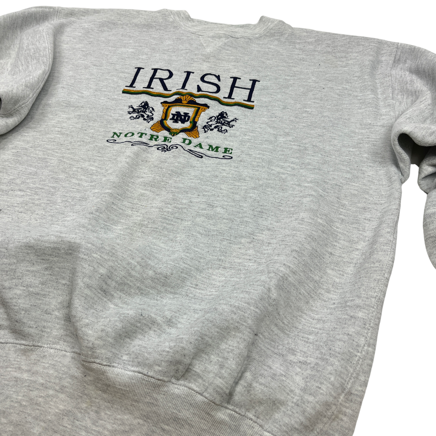 0964 Vintage 90s Notre Dame Fighting Irish Sweater