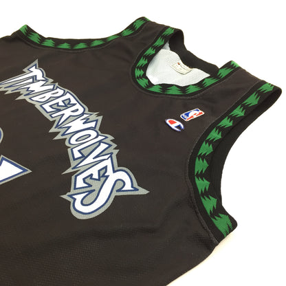 0292 Champion Vintage Minnesota Timberwolves Garnette Jersey