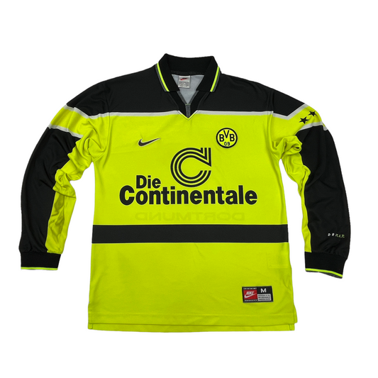 0879 Nike Borussia Dortmund Longsleeve 97/98 Away Jersey